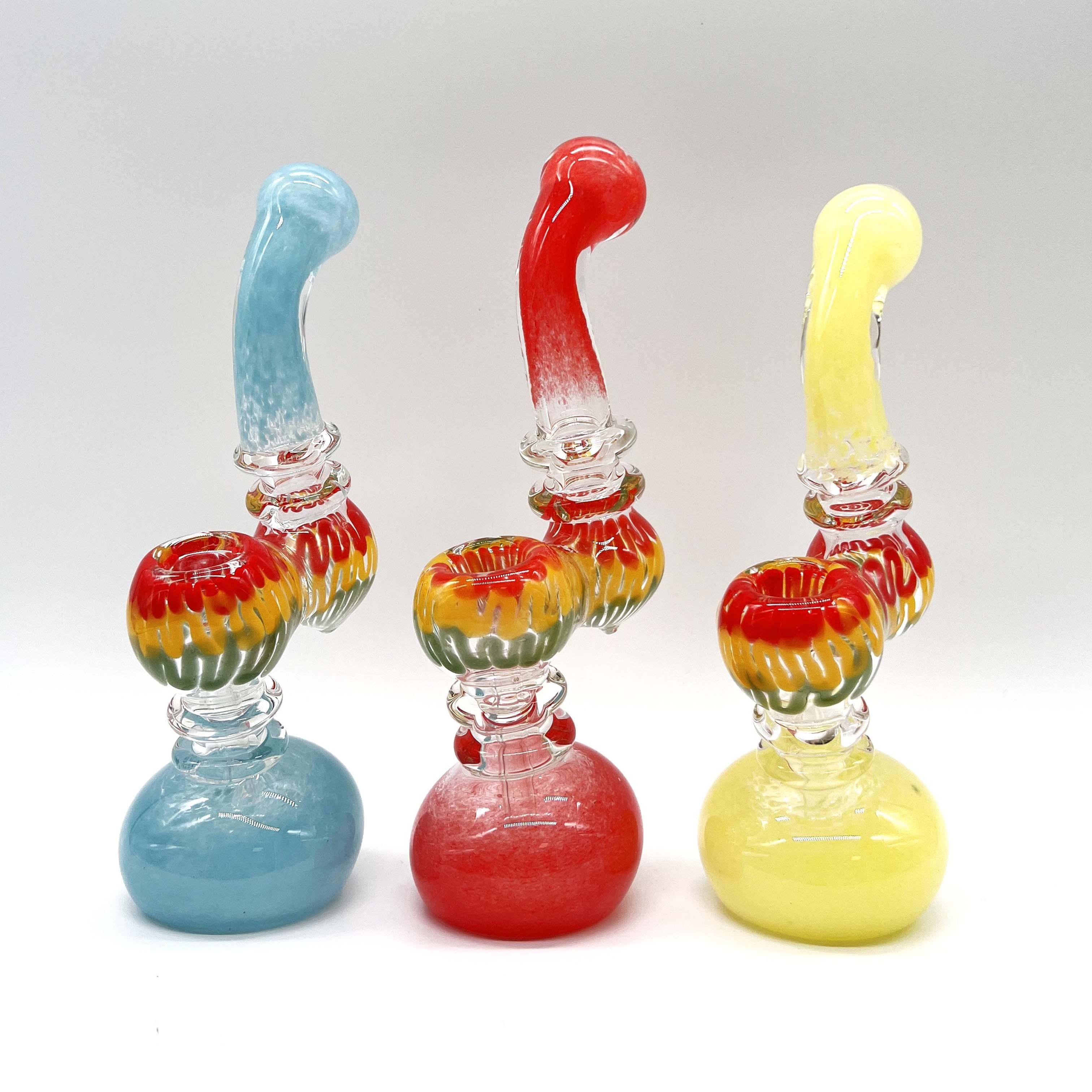 Rasta Bubbler 7" Tall  - Assorted Color Main image