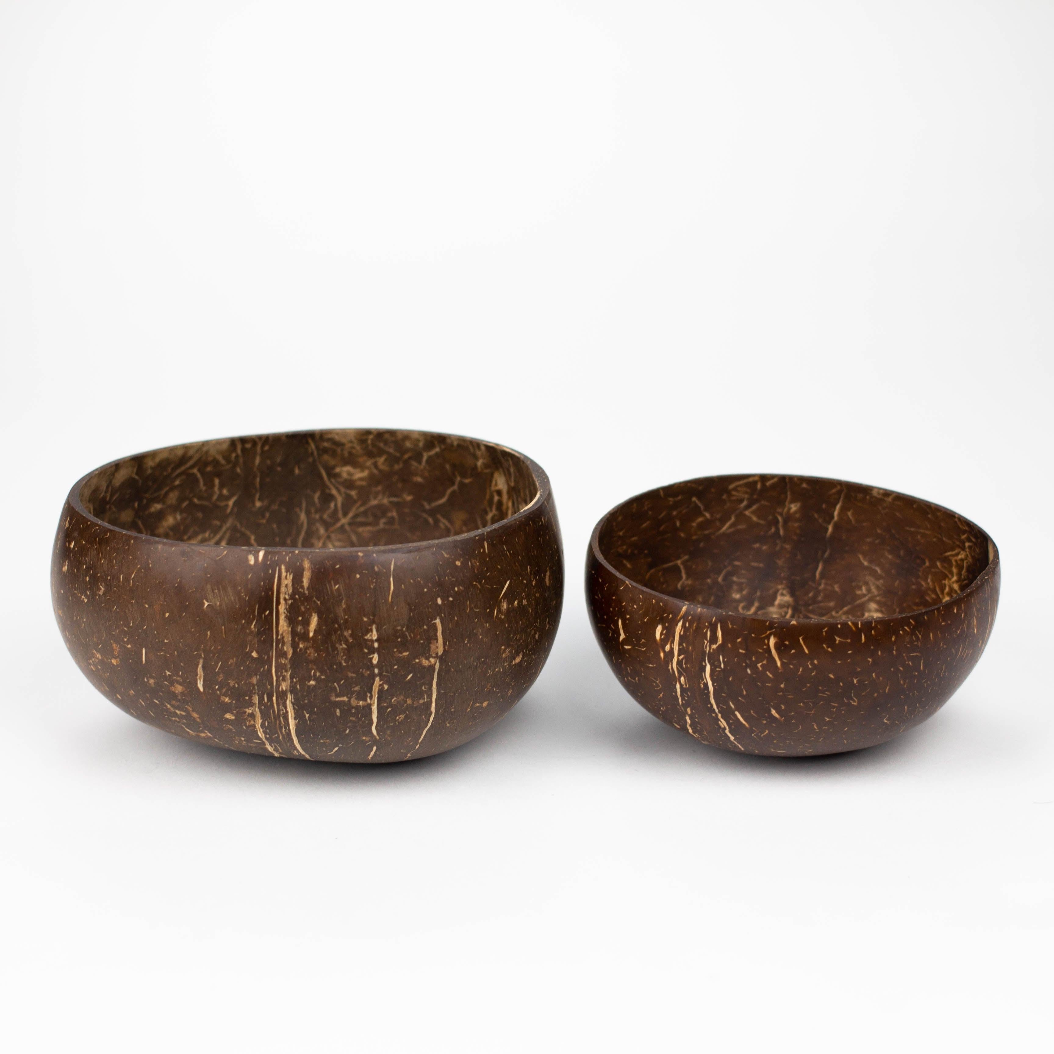 Organic Coconut shell  "Don't Panic It's Organic" Mixing Bowls Main image