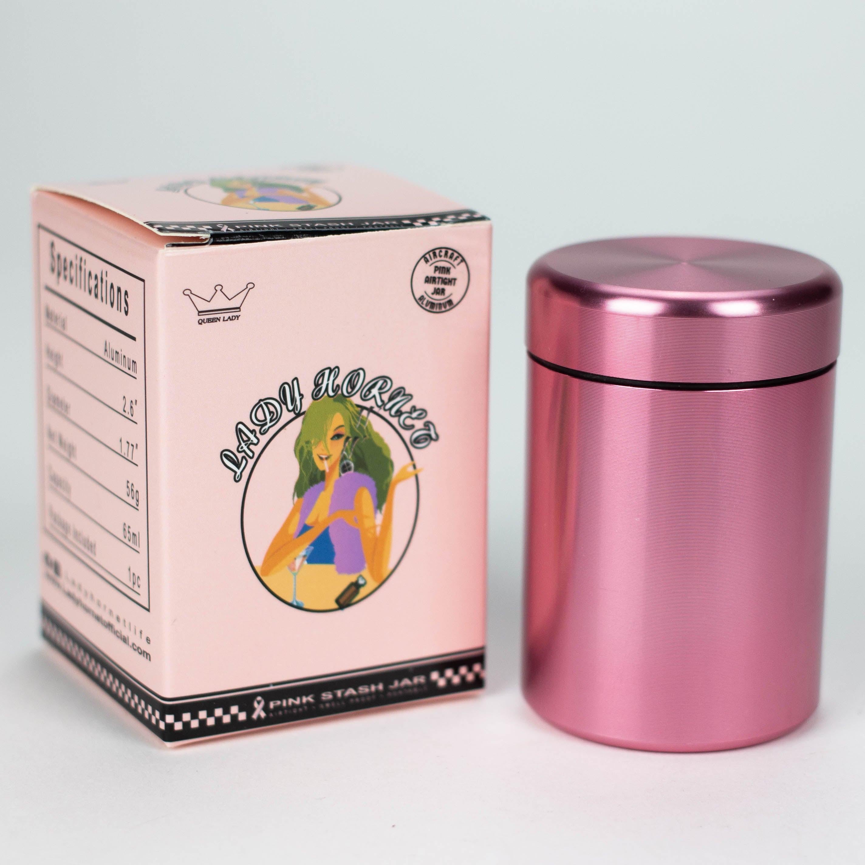 Lady Hornet | Aluminum Air tight Stash Jar Box of 6 Main image