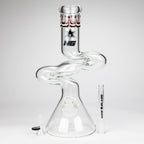 NG | 14 inch ZIg-Zag Beaker Bong [G101]
