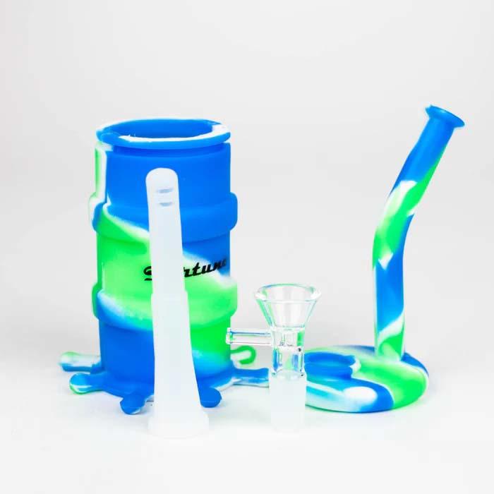 Fortune | 8" Silicone Soda Bong-Assorted [SP1003] Secondary image