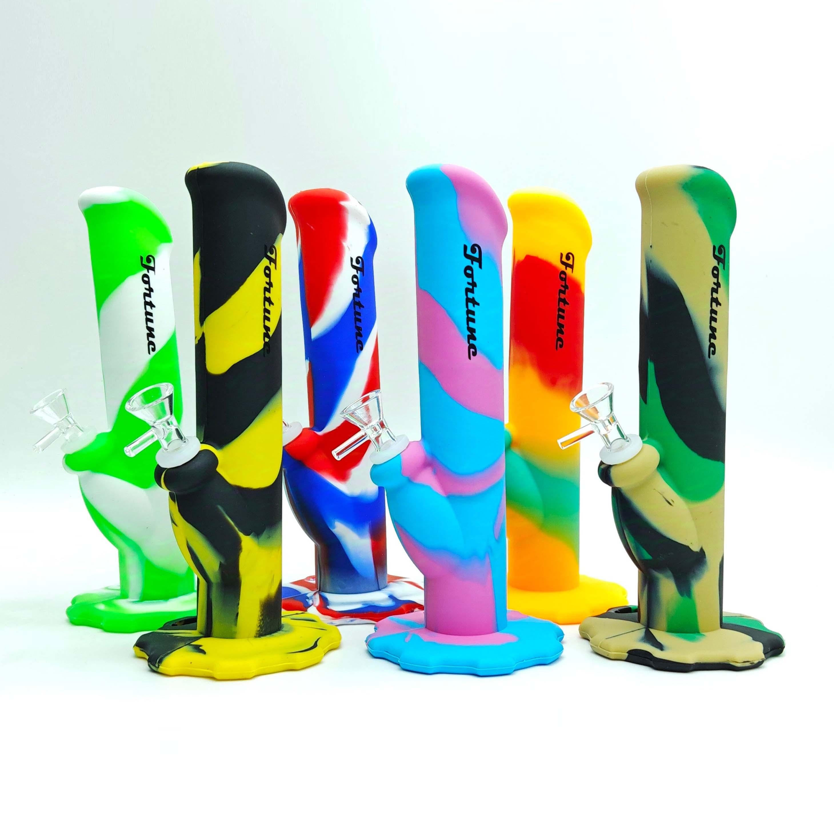 Fortune | 10" Silicone Waterpipe-Assorted [SP1010] Main image
