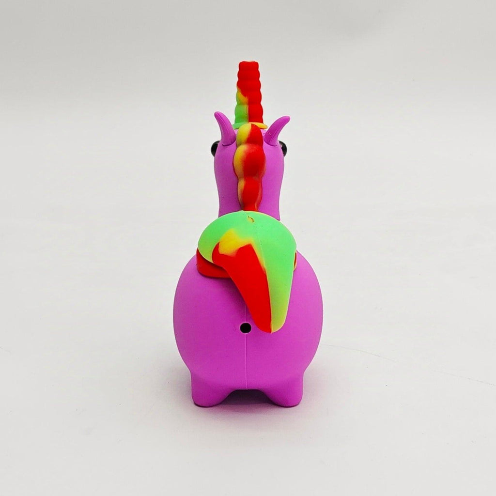 5" Unicorn Silicone Bong-Assorted [SP1070]