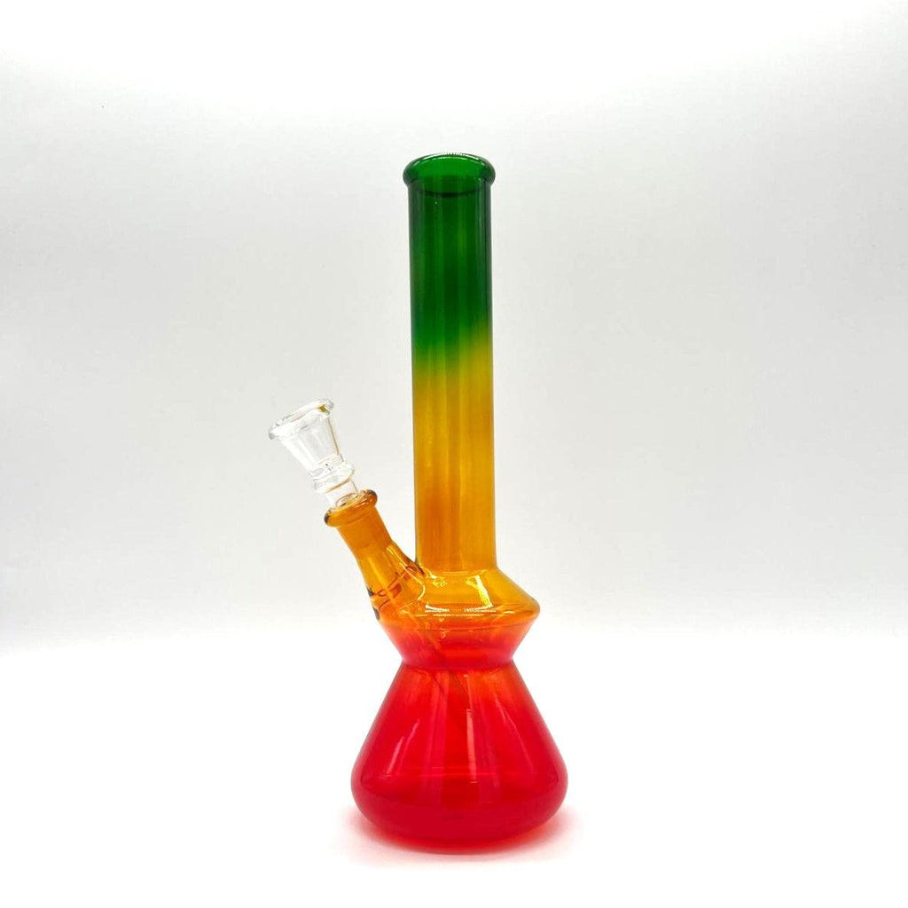 10 " Rasta Color Water pipe-Designs Assorted