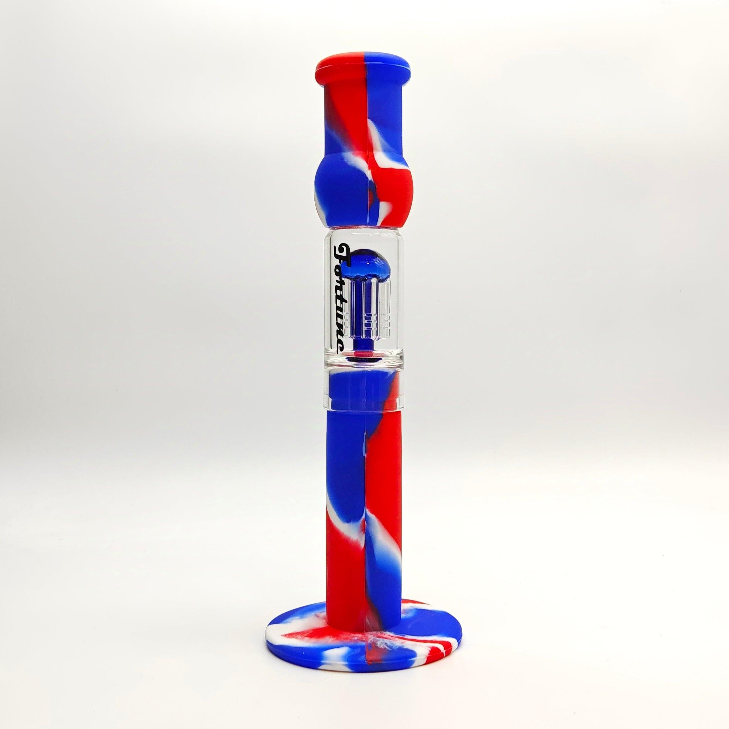 Fortune | 12.5" Silicone Tree Perc Waterpipe