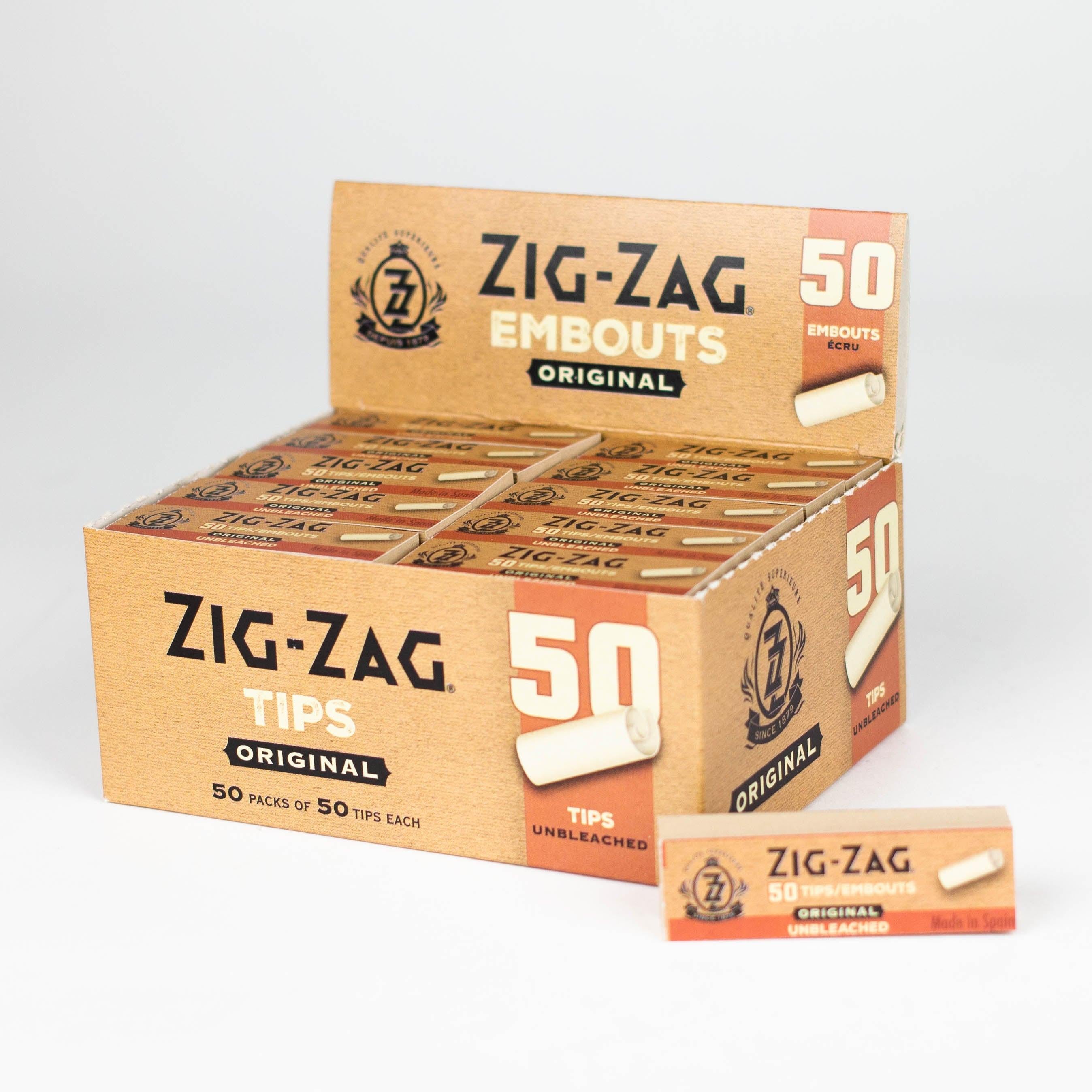 ZIG-ZAG | Unbleached Original Tips box of 50 Main image