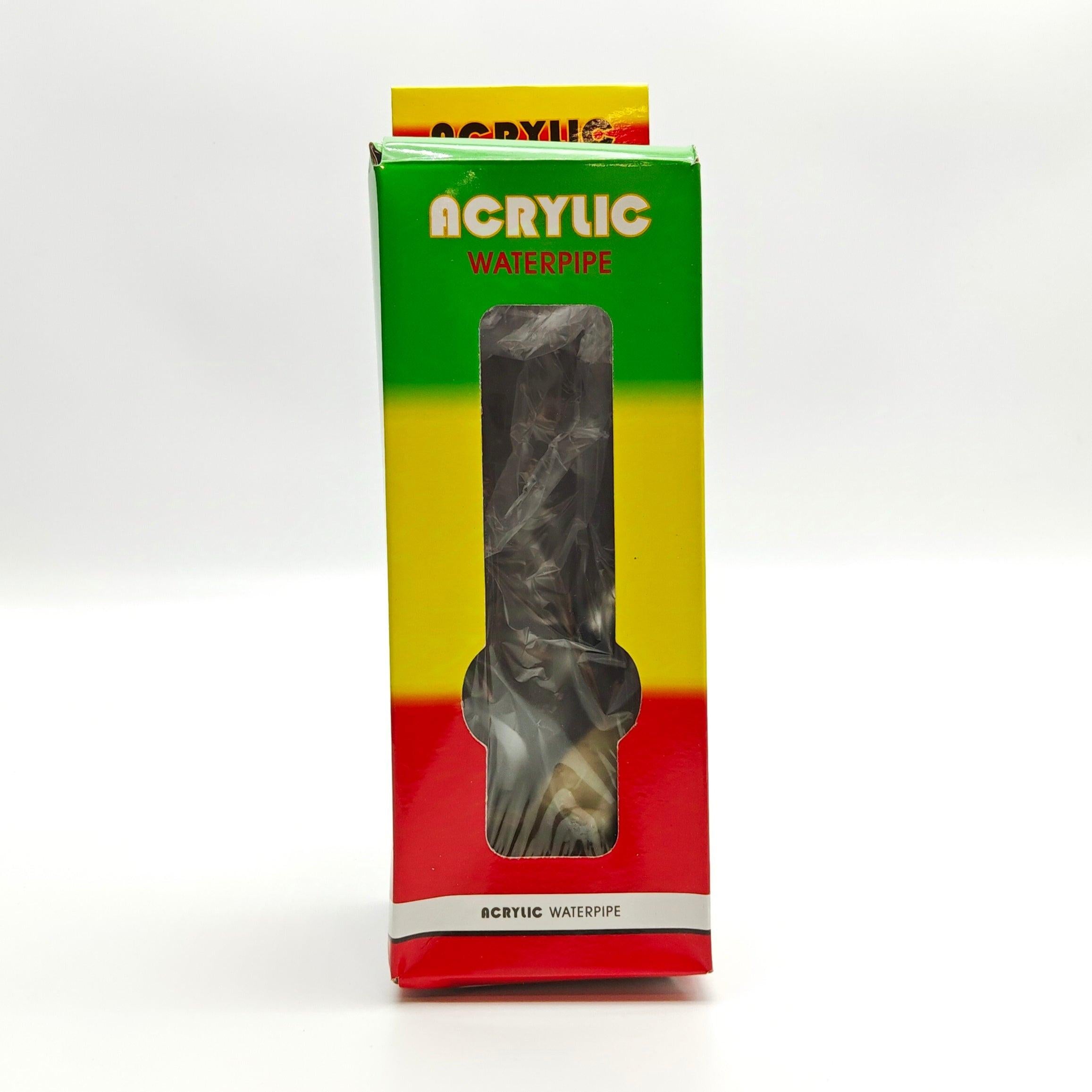 9" Acrylic Smoke-Man Water Pipe Assorted Colour