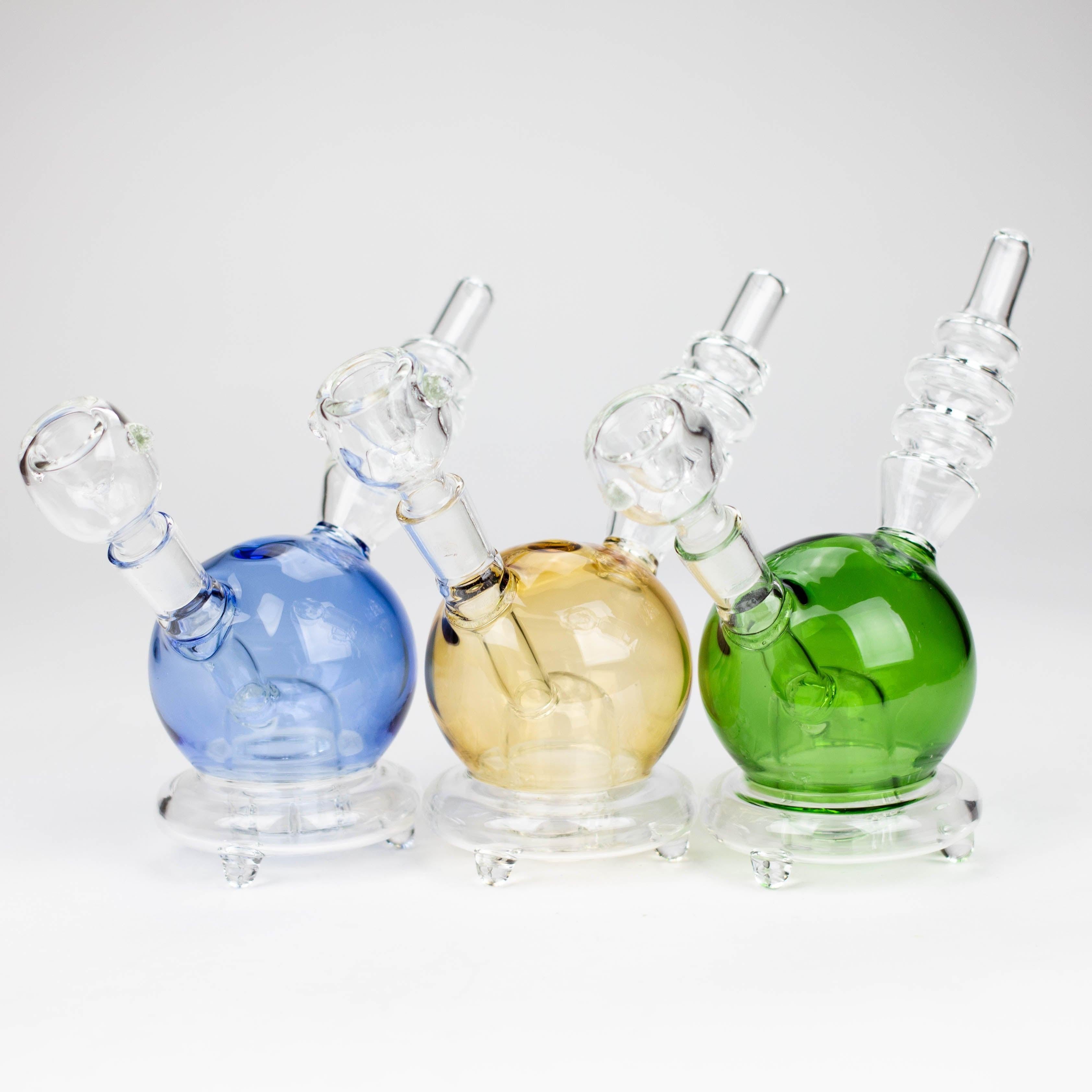 6" Apple glass water bong Main image