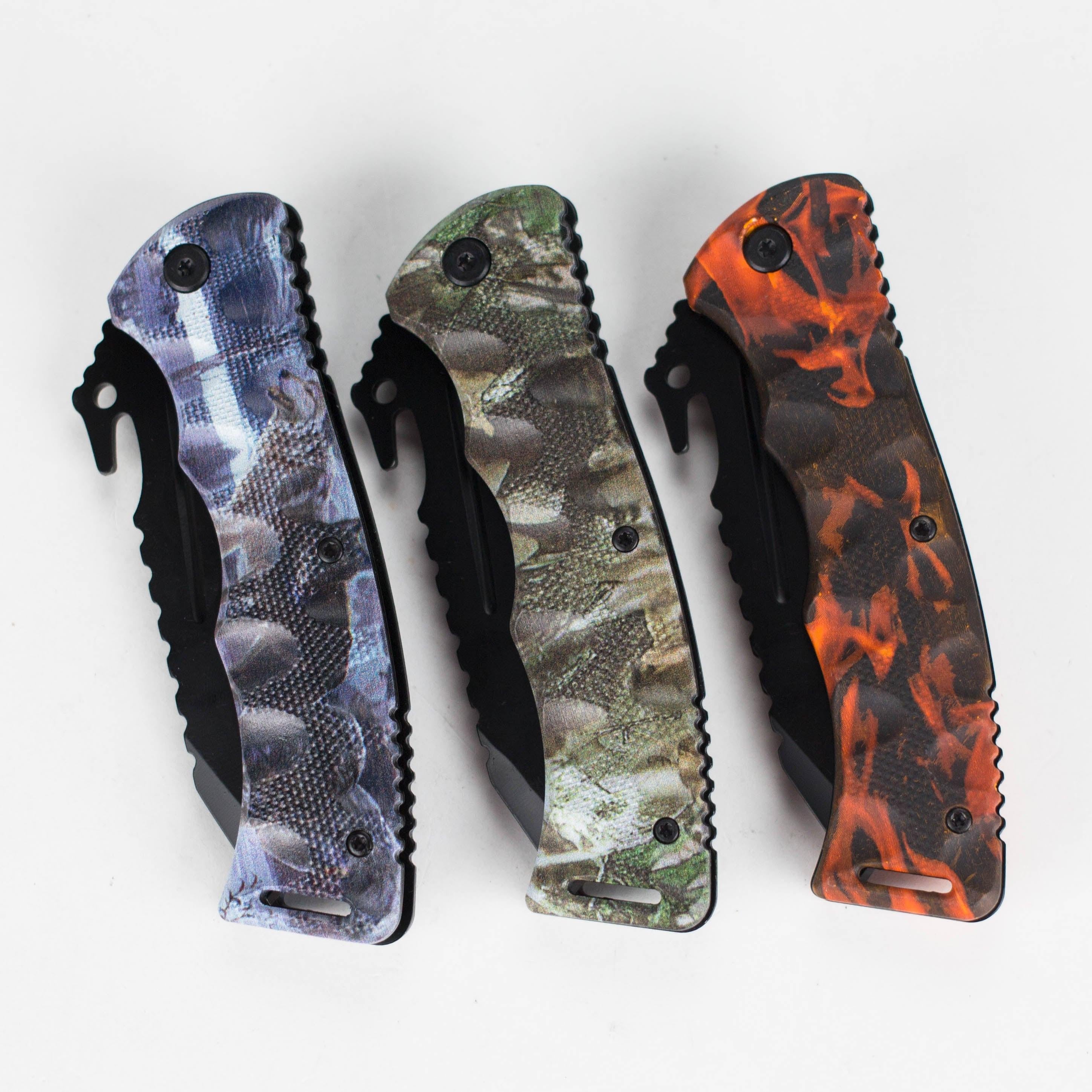 Tactical Flame Foldable Pocket Knife Secondary image