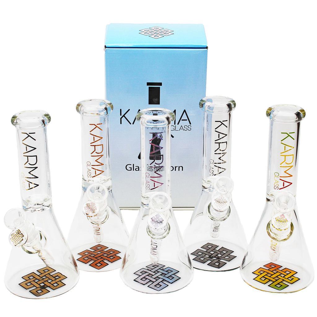 Karma | 9" Skinny Beaker Glass Bong