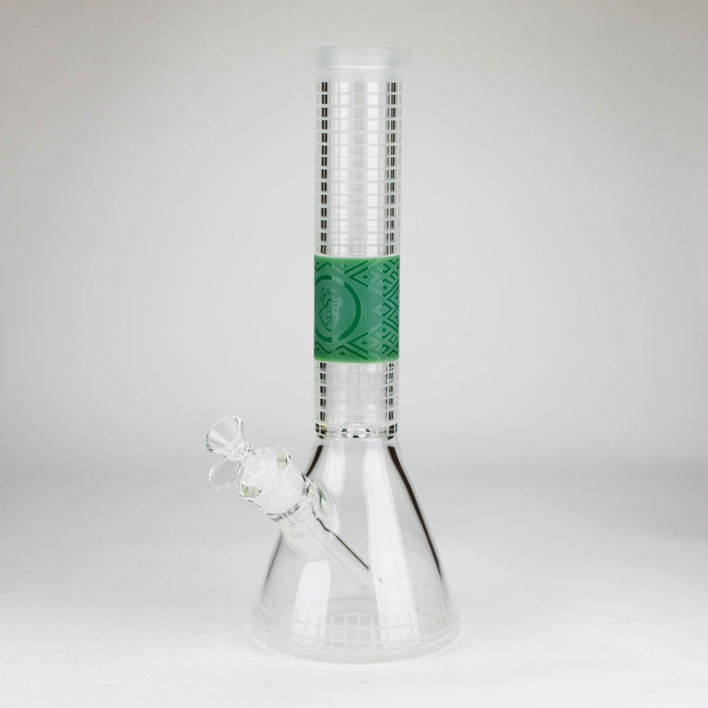 14" Beaker Base Glass Bong  [C1035-CC268]