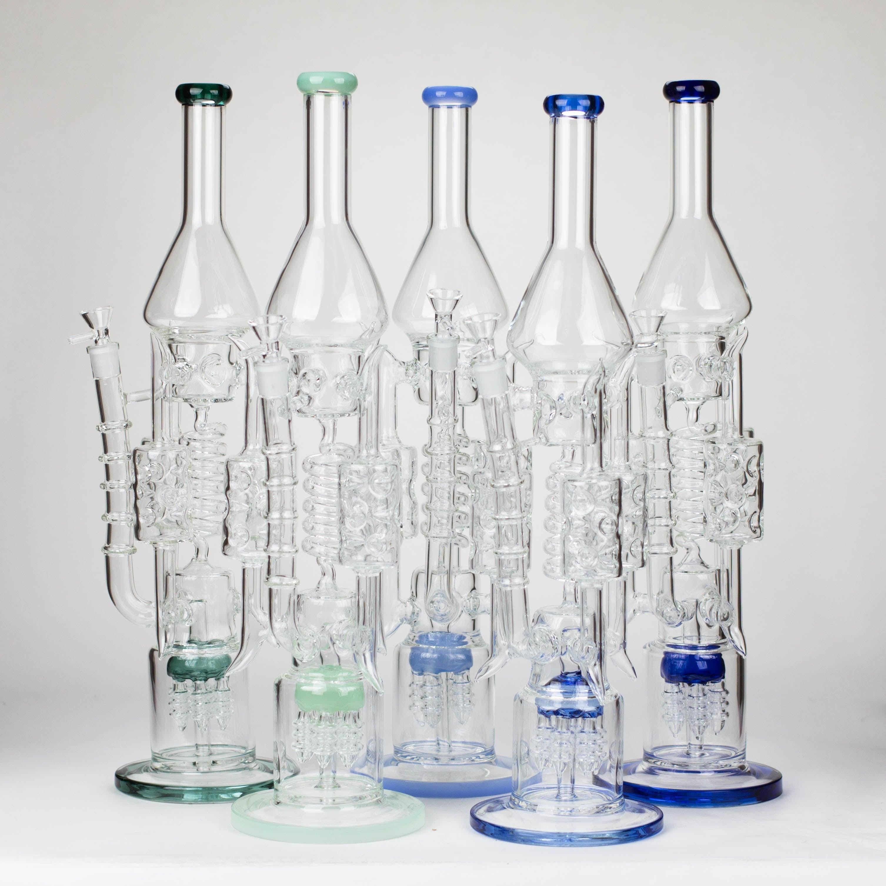 20" Coil Glass water recycler bong [C1577] Main image