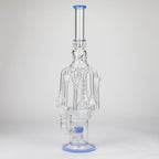 19" Coil Glass water recycler bong [C1576]