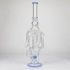 19" Coil Glass water recycler bong [C1576]