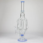 19" Coil Glass water recycler bong [C1576]