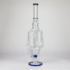 19" Coil Glass water recycler bong [C1576]