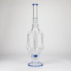 19" Coil Glass water recycler bong [C1576]