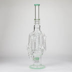 19" Coil Glass water recycler bong [C1576]
