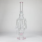 19" Coil Glass water recycler bong [C1576]