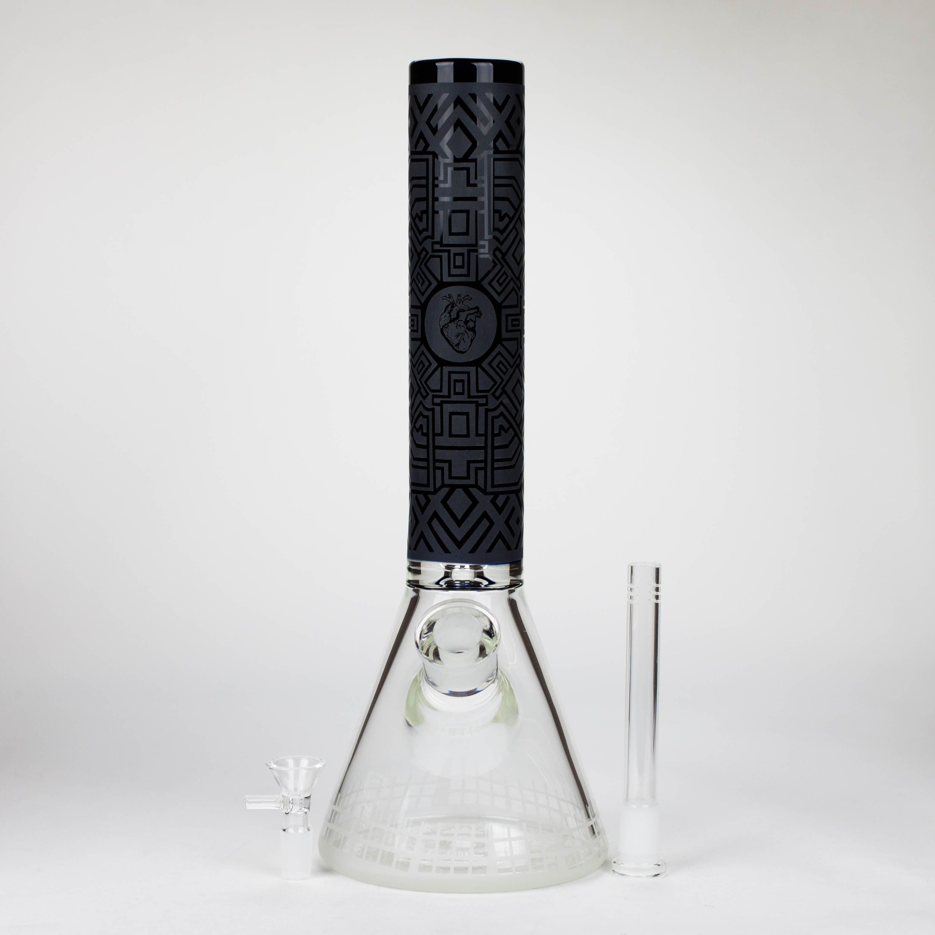 14" Beaker Base Glass Bong  [C1037-CC268] Secondary image