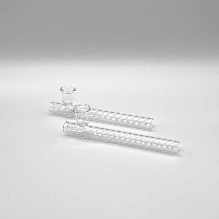 Steamroller Clear Glass Shotgun   Pipe 6" - 2PCS Main image