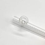 Steamroller Clear Glass Shotgun   Pipe 6" - 2PCS