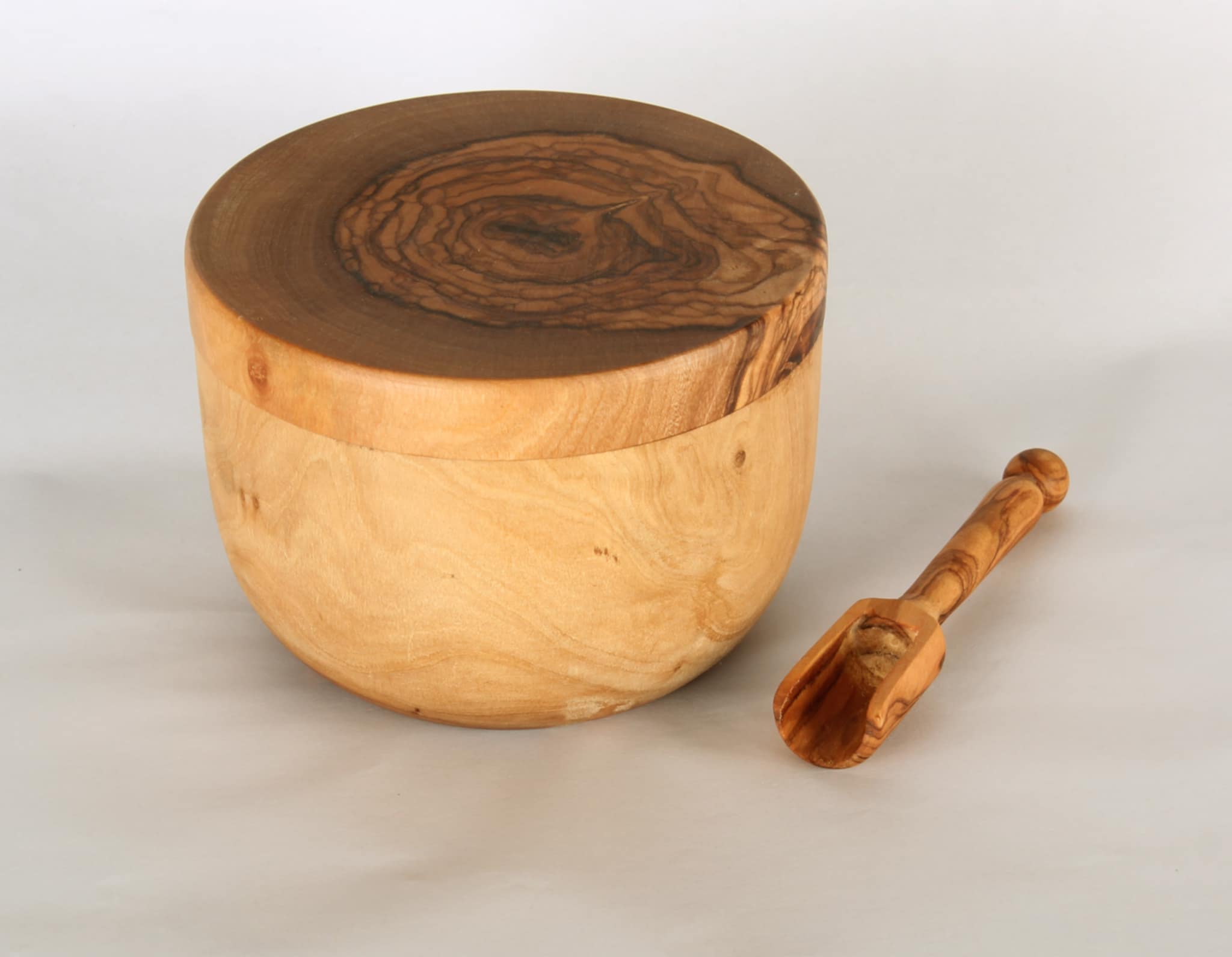 VOW | Olive Wood Jar-Magnetic Lid-Doozer Secondary image