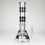 TSLA Glow in the Dark 14" 9 mm glass bong [PIP866]