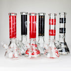 TSLA Glow in the Dark 14" 9 mm glass bong [PIP866]