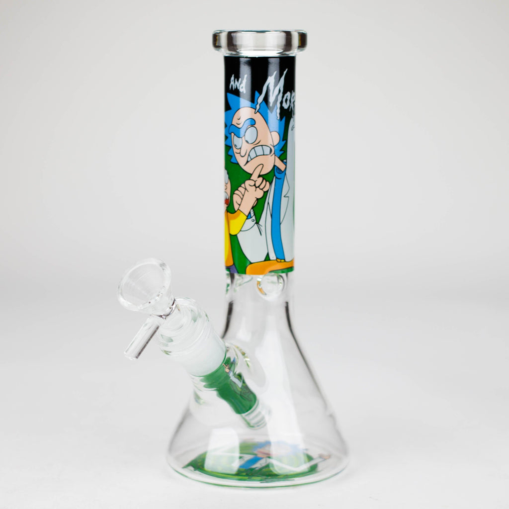 7.5" 4mm R&M Design Beaker Bong [PIP876]