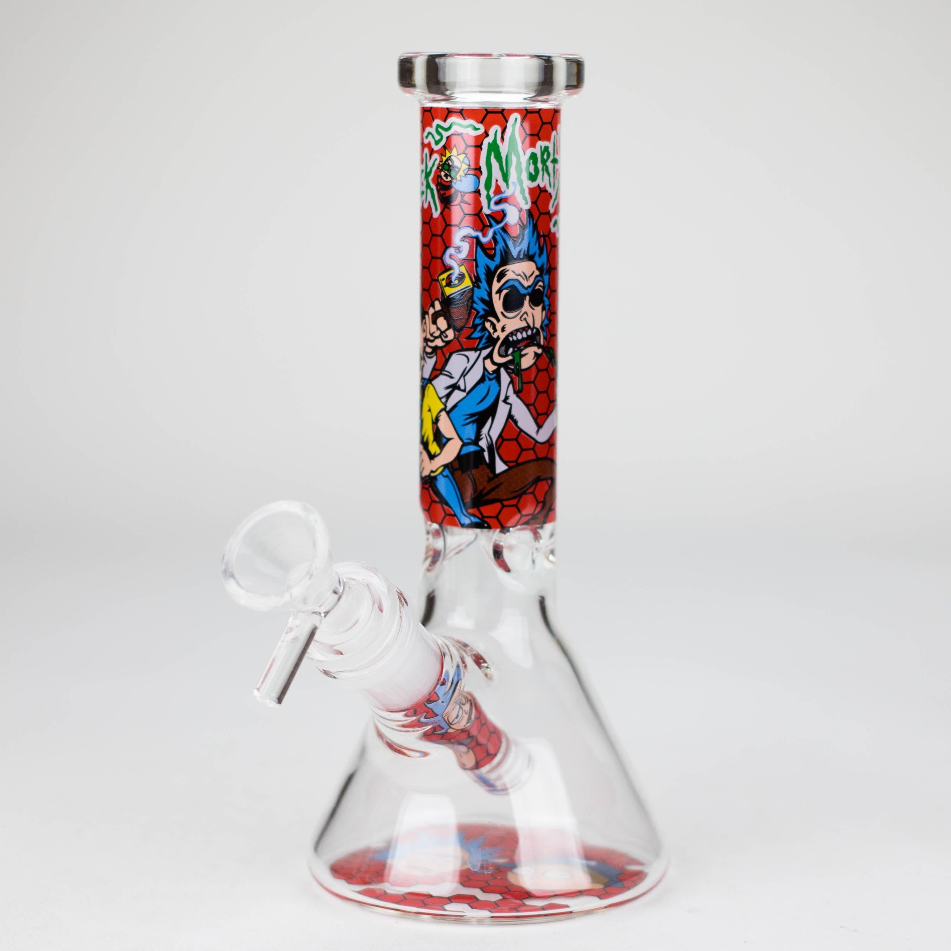 7.5" 4mm R&M Design Beaker Bong [PIP876]