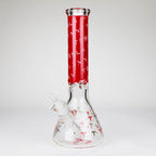 TSLA Glow in the Dark 14" 9 mm glass bong [PIP866]