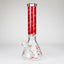 TSLA Glow in the Dark 14" 9 mm glass bong [PIP866]
