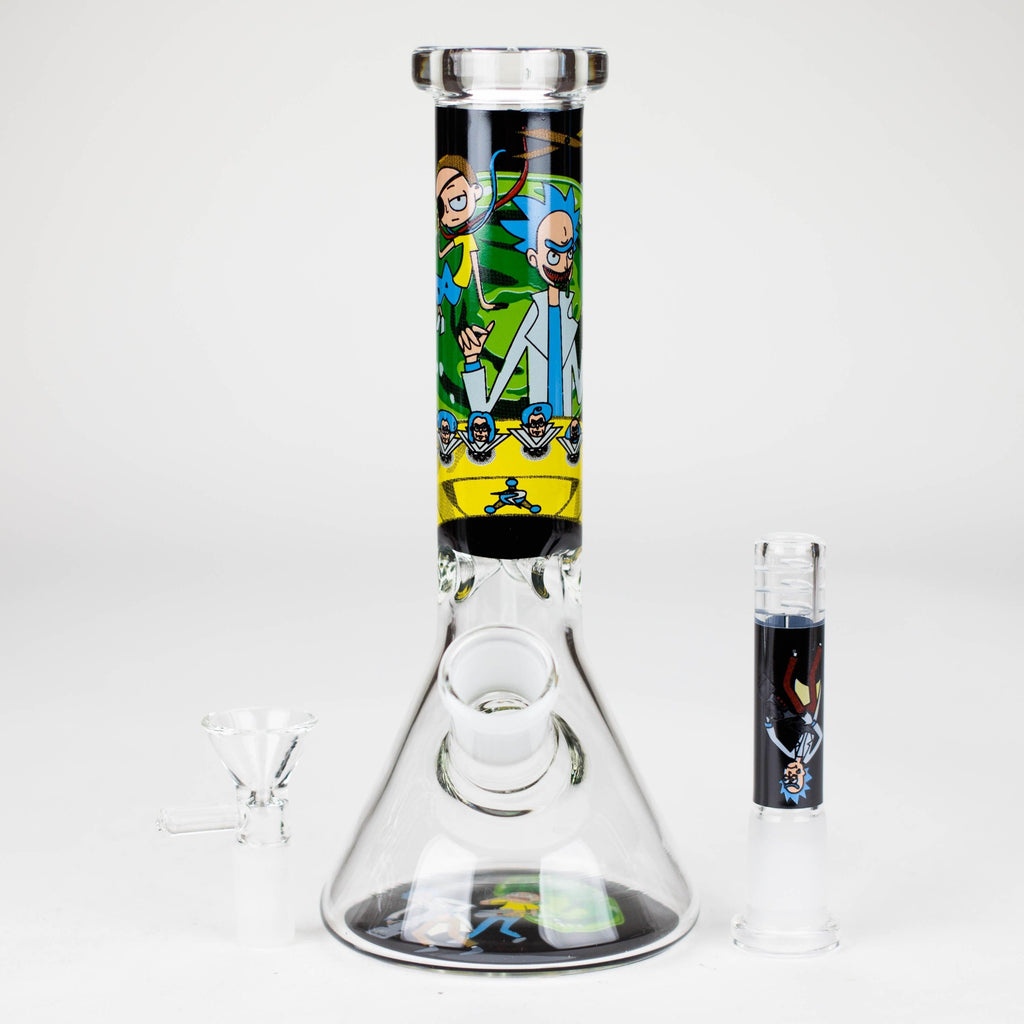 7.5" 4mm R&M Design Beaker Bong [PIP876]