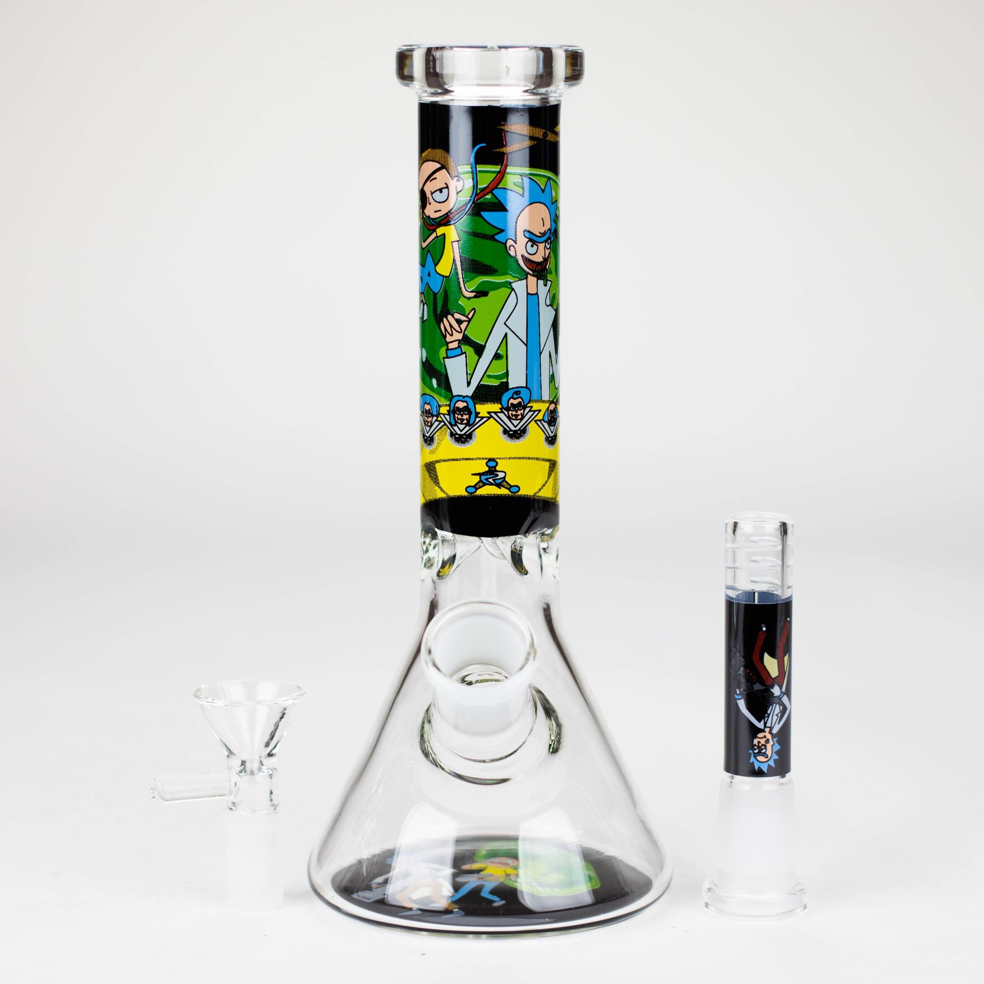 7.5" 4mm R&M Design Beaker Bong [PIP876]