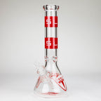 TSLA Glow in the Dark 14" 9 mm glass bong [PIP866]