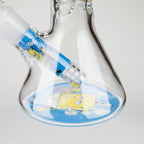 7.5" 4mm Cartoon Design Beaker Bong [PIP877]