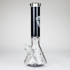 TSLA Glow in the Dark 14" 9 mm glass bong [PIP866]