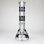 TSLA Glow in the Dark 14" 9 mm glass bong [PIP866]
