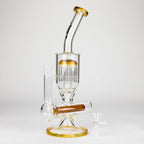 Infyniti | 13.5" percolator and inline diffused water bong ( GP1949 )