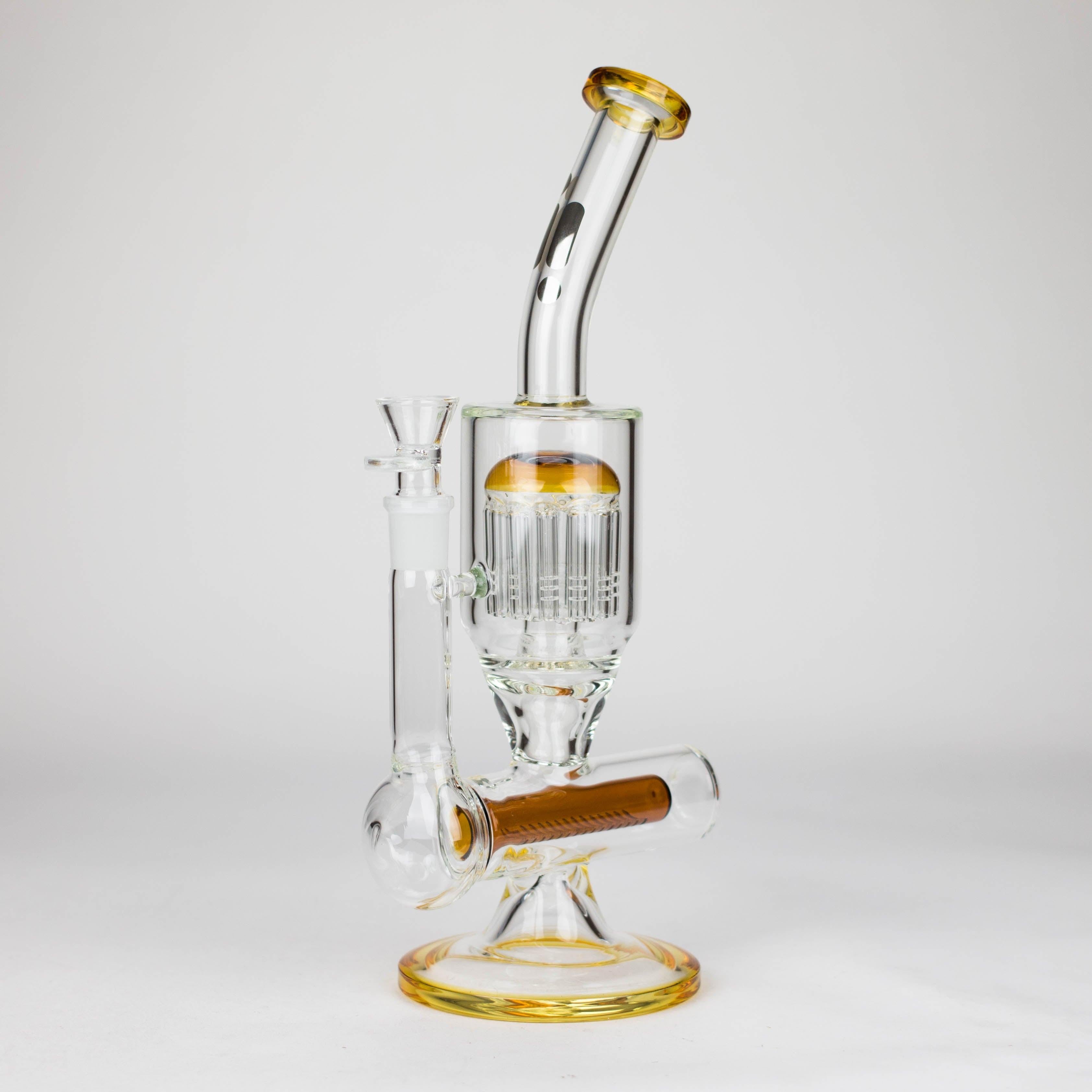 Infyniti | 13.5" percolator and inline diffused water bong ( GP1949 )