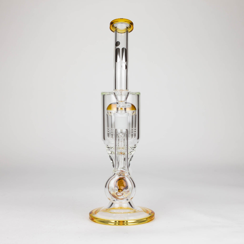 Infyniti | 13.5" percolator and inline diffused water bong ( GP1949 )