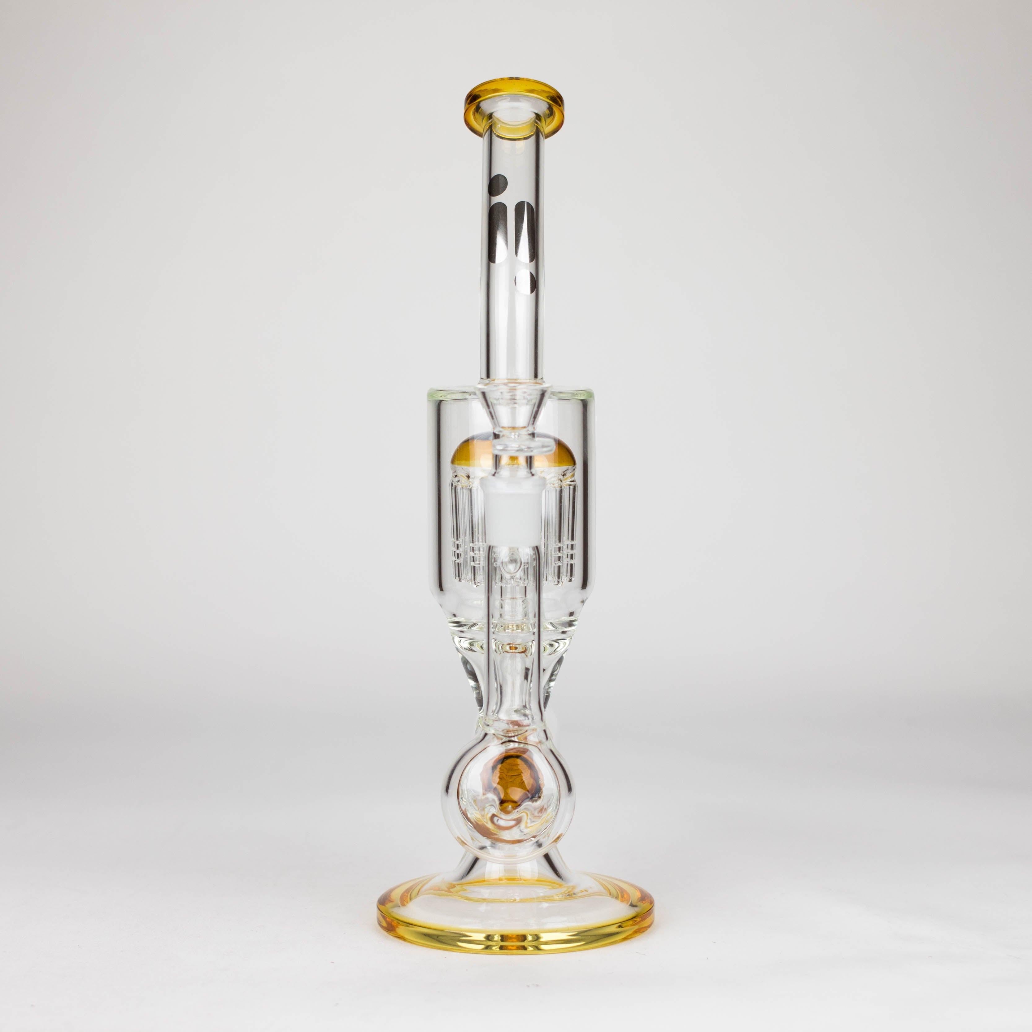 Infyniti | 13.5" percolator and inline diffused water bong ( GP1949 )