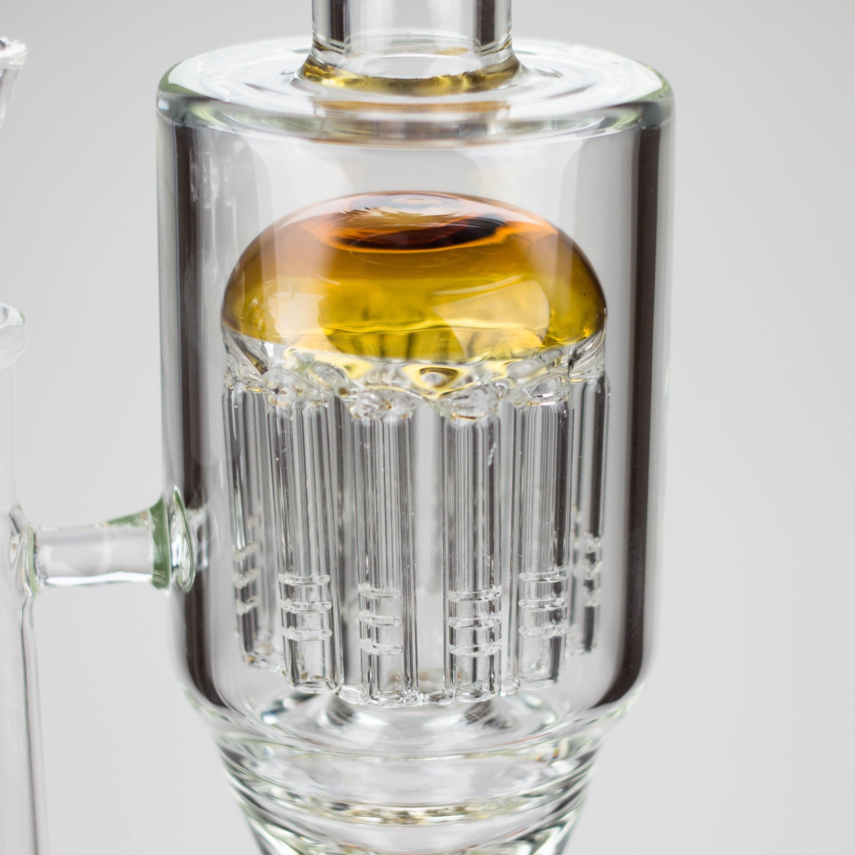 Infyniti | 13.5" percolator and inline diffused water bong ( GP1949 )