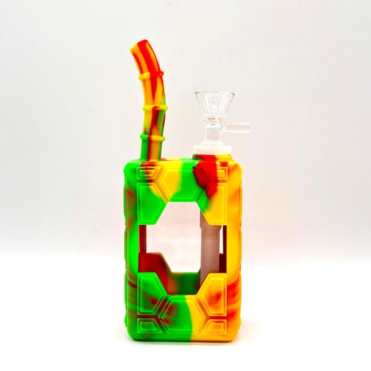 7" Silicone Juice Box bong-Assorted Color