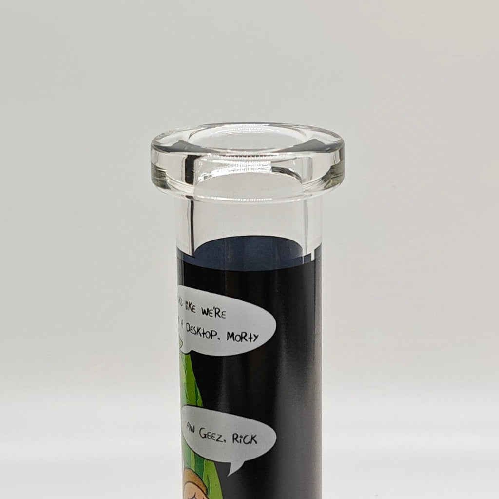 9" 4mm Assorted Characters Beaker Bong [093204P]