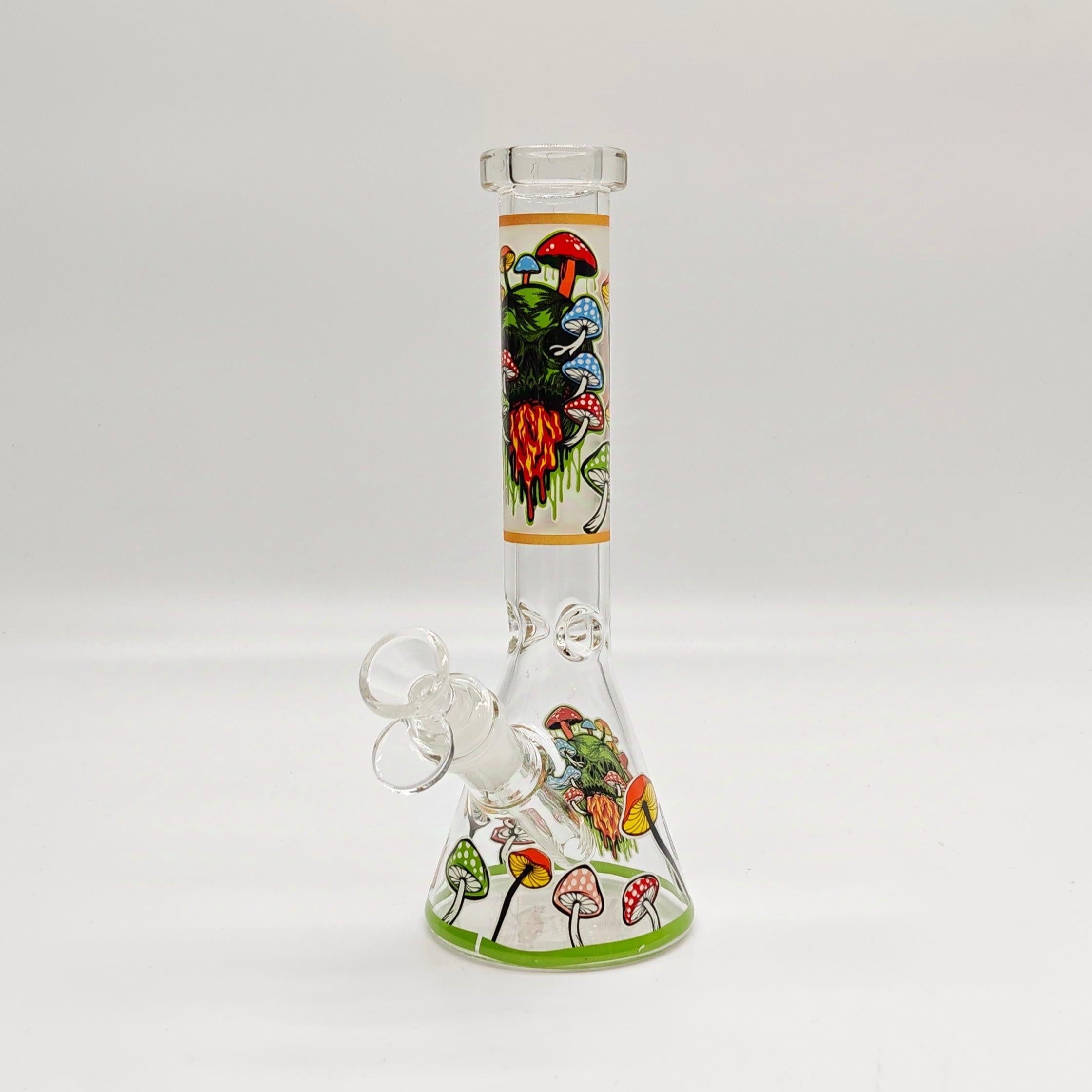 9" 4mm Assorted Characters Beaker Bong [093204P]