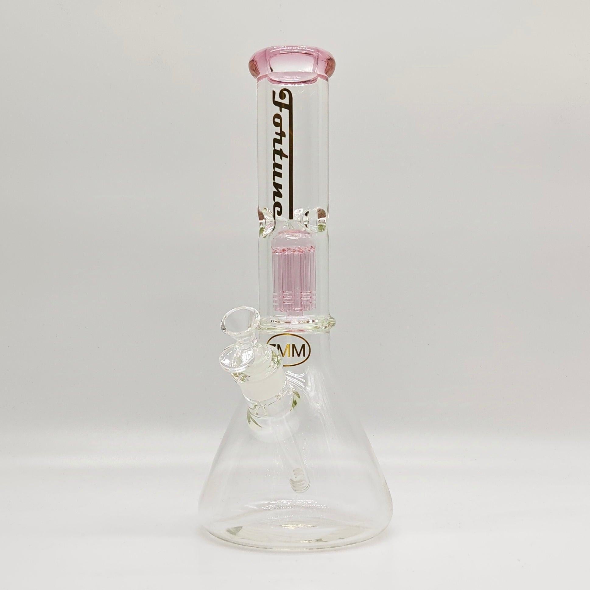 Fortune | 14" 7mm Tree Percolator Beaker Glass Bong [P145007]