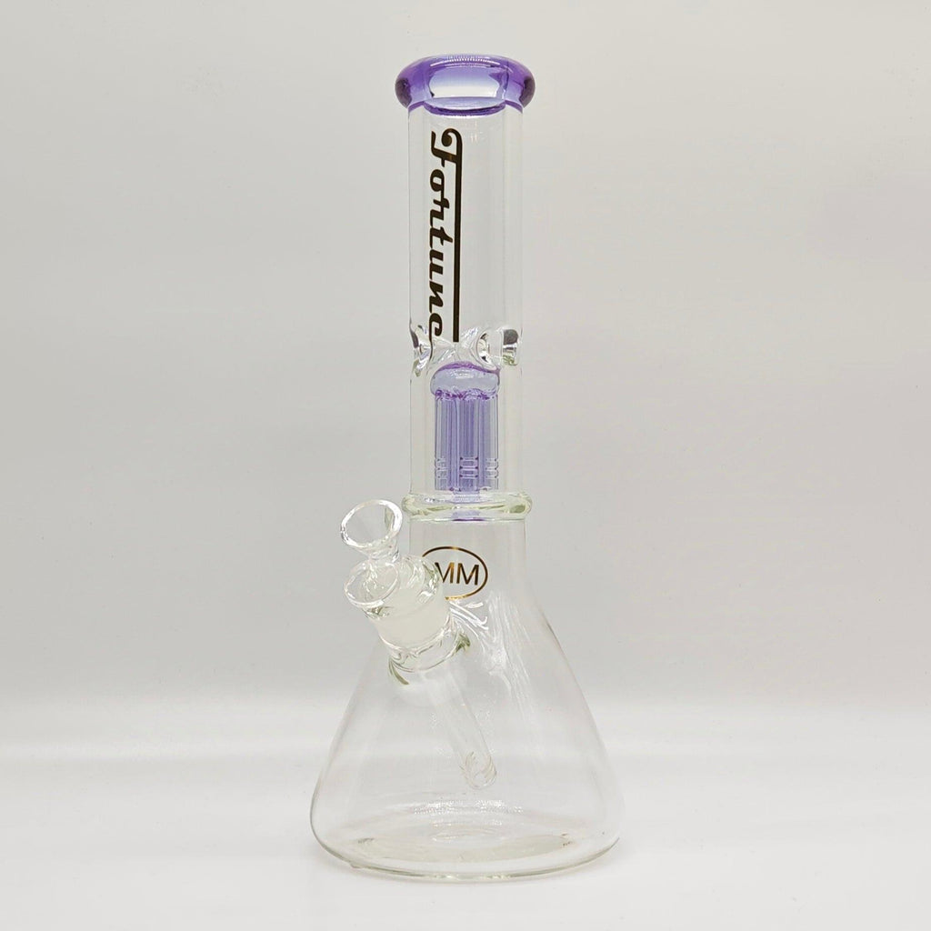 Fortune | 14" 7mm Tree Percolator Beaker Glass Bong [P145007]