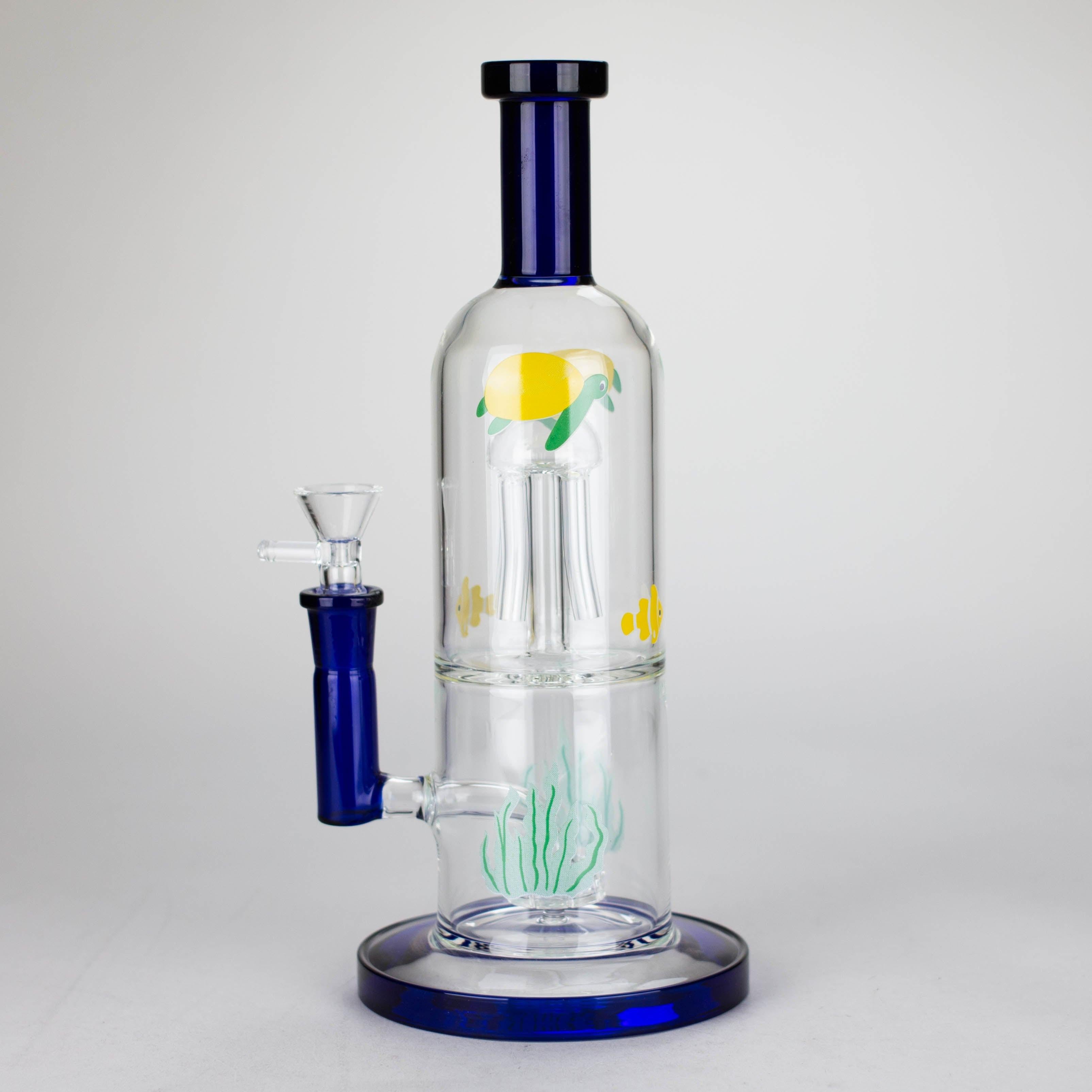 10.5" Tropical Ocean Glass Bong [MK-BB05] Secondary image